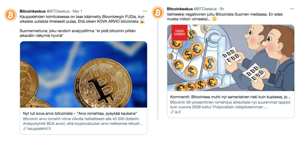 Bitcoinkeskus-negatiiviset-twiitit-Bitcoin-kritiikki